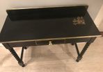 Vintage Black and Gilt hall table