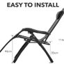 Foldable and Adjustable Set of 2 Relaxing  Chairs Image 3