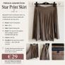 French Connection Star Print Skirt Image 2