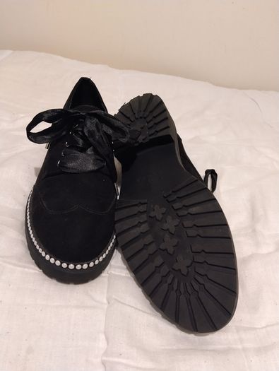 Black Suede Shoes, New