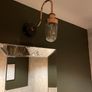 Industville Swan neck outdoor and bathroom copper light Image 2