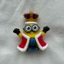 Minions Rise of Gru King Bob Crown Figure McDonalds Despicable Me Used Please look at the pictutres Image 2