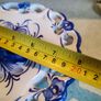 Vintage HANGING White and Blue Ceramic Plate w Cutouts & Flower Design Made in Portugal Image 3