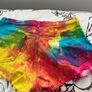 Levi's Shorts Womens Cut-Off Pride Faded Tie Dye Denim Image 4