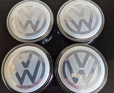 Silver VW 65mm Centre Caps (FREE POST)