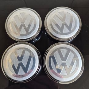 Silver VW 65mm Centre Caps (FREE POST)