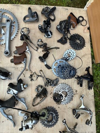 Job lot of bicycle parts