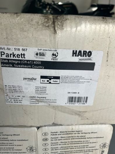 Genuine Walnut Flooring. Not laminate .