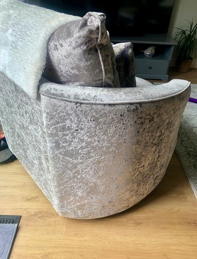 Sofa and swivel Chair