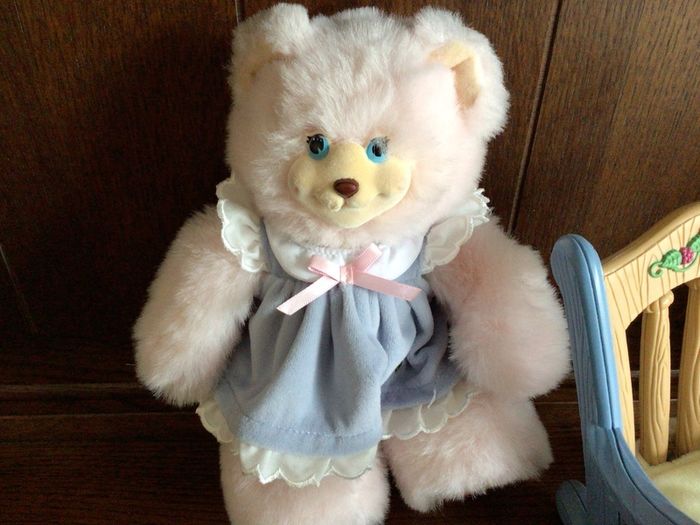 Vintage 90s Fisher price Briar berry "Berry Lynn bear "W/ Accesories