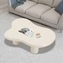 Scandinavian Cloud Coffee Table 120 x 79cm Modern White Living Room Centre Table. Image 9