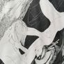 2 x Framed Black & White Drawings Image 3