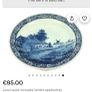 Very Large Vintage Delft Plate Image 7