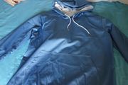 sky light blue oversized hoodie