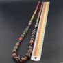 Antique Venetian Style MultiColor Mix Glass Beads Necklace Image 6