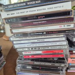 CDs, cassettes & DVDs mixed