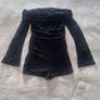 Beautiful Black Lace Playsuit Image 3