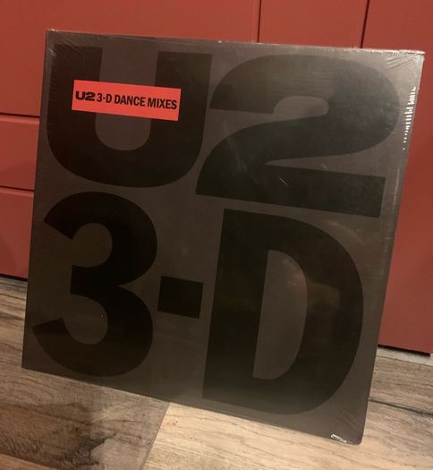 U2 3-D Dance Mixes 12 Inch Vinyl Record Sealed - New