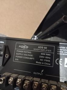 ADS 60 Mixer Amplifier