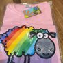 Girls T shirt .Happy Sheep. Image 2