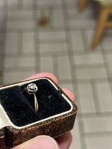 9ct gold diamond engagement ring