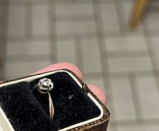 9ct gold diamond engagement ring