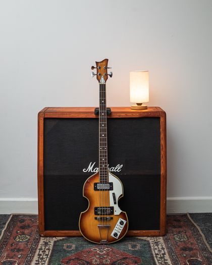 Greco VB-360 Violin Bass Late 60's/Early 70's - Tobacco Burst