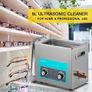 6.5L Ultrasonic Cleaner Jewelry Cleaner with Heater Timer for Jewelry Cleaning Knob Control Image 3