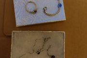 Acero Necklace, bracelet and ring set