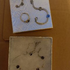 Acero Necklace, bracelet and ring set