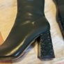 Una Healy Green Leather heeled boots 6 Image 2