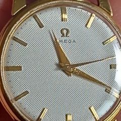 18 ct gold omega watch