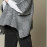 Irish made 100% merino wool poncho Image 4