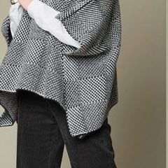 Irish made 100% merino wool poncho