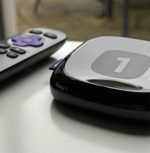 Roku 1 Streaming Media Player Model 2710 HD Box Remote & Power Lead