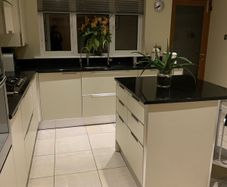Scavolini kitchen units with Black Granite worktop