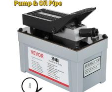 BRAND NEW Air Hydraulic Foot Pump 1/4 NPT Air Inlet 3/8 NPT Oil Outlet 10000PSI for Heavy Machinery Oil Rigging & Moving Auto Repair