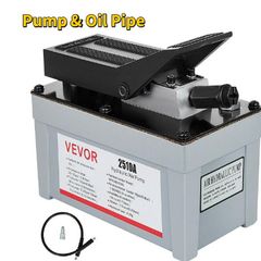 BRAND NEW Air Hydraulic Foot Pump 1/4 NPT Air Inlet 3/8 NPT Oil Outlet 10000PSI for Heavy Machinery Oil Rigging & Moving Auto Repair