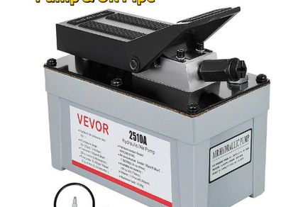 BRAND NEW Air Hydraulic Foot Pump 1/4 NPT Air Inlet 3/8 NPT Oil Outlet 10000PSI for Heavy Machinery Oil Rigging & Moving Auto Repair