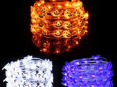 Halloween Decorations String Lights, BOLWEO 3Pack 3M 30LED Battery Powered Pumpkin Ghost Bat Halloween Lights for Indoor Outdoor Halloween Party Home Decor