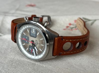 Heuer Incabloc 1611 Chronograph Vintage