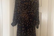 Reiss black mini flapper style Dress