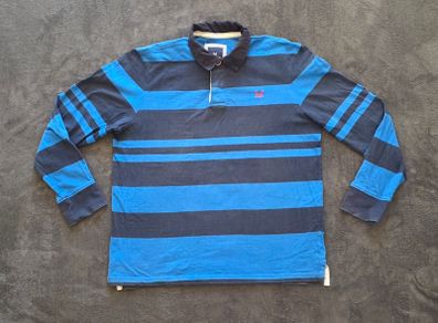 Crew Clothing Men's Striped Rugby Shirt Size Large/XL