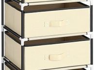 main image for ad Cabinet Storage Shelf with 4 Fabric Drawers - Free Delivery Nationwide