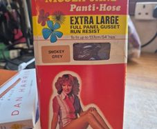Vintage Nicola Jane Panti Hose Extra Large full panel gusset run resist