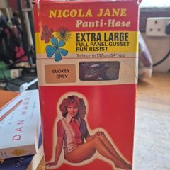 Vintage Nicola Jane Panti Hose Extra Large full panel gusset run resist
