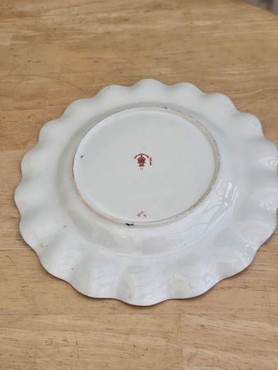 Vintage Royal Crown Derby Scalloped Plate