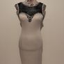Beautiful Eve Gold bodycon Dress Image 3