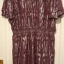 Purple and metalic dress Size 20 Image 2