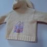 baby jacket  80% lambswool hood 3/6mths Image 2